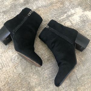 Coach Black ‘bonnie' Calfhair Zip Boots/Booties size 6.5B